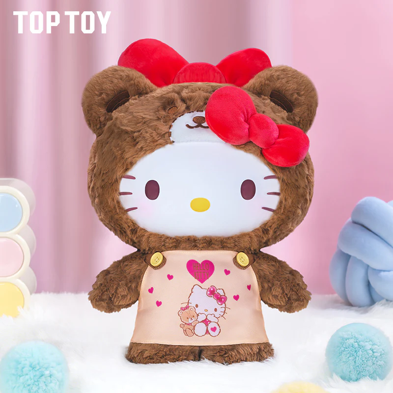 Hello Kitty Peach & Caramel Pajamas Series Plush Gift Figure 15inch - Image 4