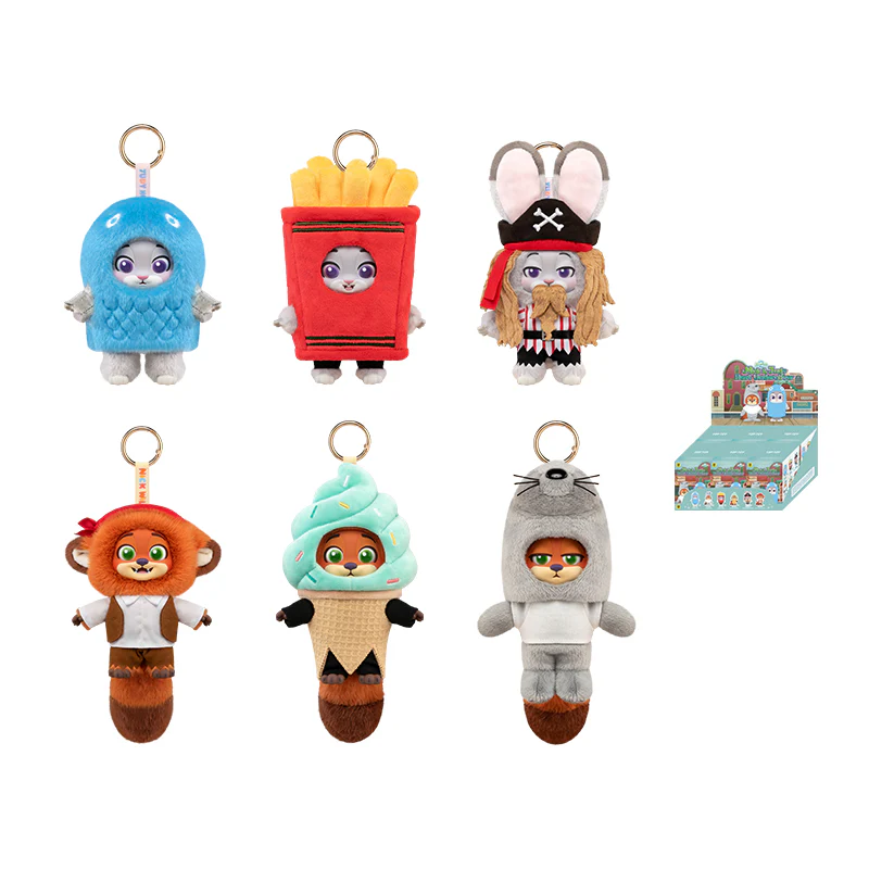 ZOOTOPIA 2 NICK & JUDY Best Undercover Keychain Plush Series Figure Blind Box - Image 9