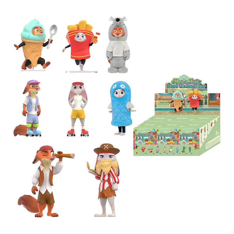 ZOOTOPIA 2 NICK & JUDY Best Undercover Series Figure Blind Box - Image 11