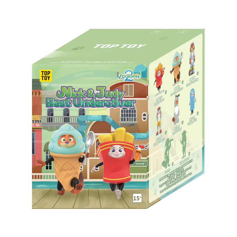 ZOOTOPIA 2 NICK & JUDY Best Undercover Series Figure Blind Box - Image 12